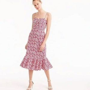 J. Crew Sundress, Red Liberty Fabric, Size 2